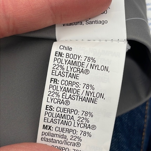 Roxy NWT Crop Leggings Take Me To The Beach Capri Grey Pink Size Medium M - Picture 12 of 12